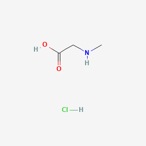 molecular formula C3H8ClNO2 B1359930 2-(methylamino)acetic acid;hydrochloride CAS No. 637-96-7