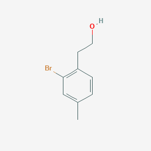 molecular formula C9H11BrO B13599357 2-(2-Bromo-4-methylphenyl)ethan-1-ol 