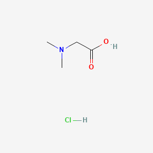molecular formula C4H9NO2.ClH<br>C4H10ClNO2 B1359939 N,N-Dimethylglycine hydrochloride CAS No. 2491-06-7