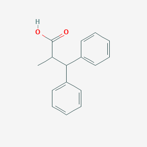molecular formula C16H16O2 B13599395 2-Methyl-3,3-diphenylpropanoic acid CAS No. 5292-20-6