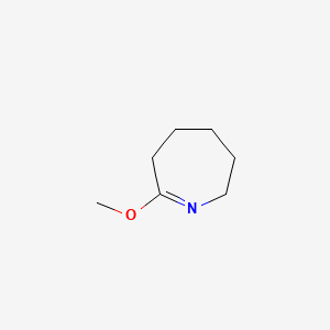 molecular formula C7H13NO B1359941 7-Methoxy-3,4,5,6-tetrahydro-2H-azepine CAS No. 2525-16-8