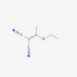 molecular formula C7H8N2O B135995 (1-Ethoxyethylidene)malononitrile CAS No. 5417-82-3