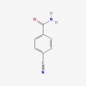molecular formula C8H6N2O B1359955 4-Cyanobenzamide CAS No. 3034-34-2