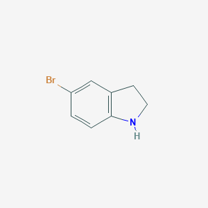 molecular formula C8H8BrN B135996 5-Bromoindoline CAS No. 22190-33-6
