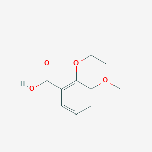 molecular formula C11H14O4 B1359961 2-Isopropoxy-3-methoxybenzoic acid CAS No. 85686-10-8