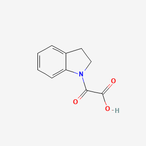 molecular formula C10H9NO3 B1359973 2,3-二氢-1H-吲哚-1-基(氧代)乙酸 CAS No. 1018243-08-7