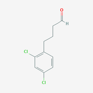 molecular formula C10H10Cl2O B13599876 4-(2,4-Dichlorophenyl)butanal 