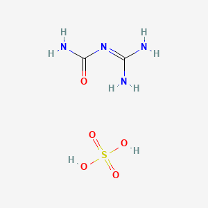 molecular formula C2H8N4O5S B1360014 Guanylurea sulfate CAS No. 5338-16-9