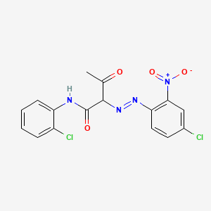 molecular formula C16H12Cl2N4O4 B1360021 Pigment yellow 3 CAS No. 6486-23-3