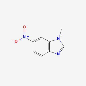 molecular formula C8H7N3O2 B1360024 1-Methyl-6-nitrobenzimidazole CAS No. 5381-79-3