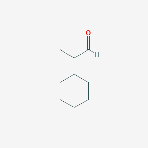 molecular formula C9H16O B1360027 2-Cyclohexylpropanal CAS No. 2109-22-0