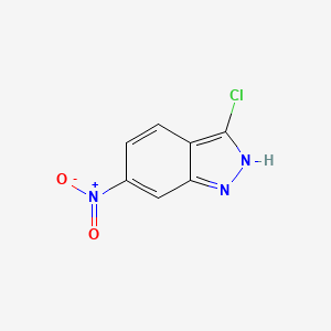 molecular formula C7H4ClN3O2 B1360040 3-Chloro-6-nitro-1H-indazole CAS No. 50593-68-5