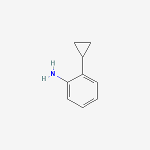 molecular formula C9H11N B1360045 2-Cyclopropylaniline CAS No. 3158-73-4