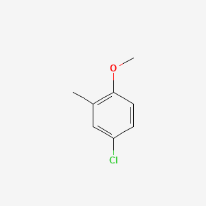 molecular formula C8H9ClO B1360048 4-Chloro-2-methylanisole CAS No. 3260-85-3