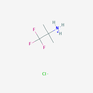 molecular formula C4H9ClF3N B136005 1,1,1-Trifluoro-2-methylpropan-2-amine hydrochloride CAS No. 174886-04-5