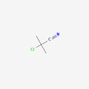 molecular formula C4H6ClN B1360050 2-Chloro-2-methylpropiononitrile CAS No. 3331-60-0