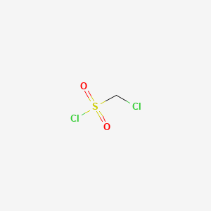 molecular formula CH2Cl2O2S B1360054 Chloromethanesulfonyl chloride CAS No. 3518-65-8