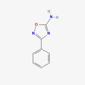 molecular formula C8H7N3O B1360055 3-Phenyl-1,2,4-oxadiazol-5-amine CAS No. 3663-37-4
