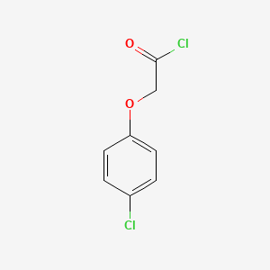 molecular formula C8H6Cl2O2 B1360057 p-Chlorophenoxyacetyl chloride CAS No. 4122-68-3