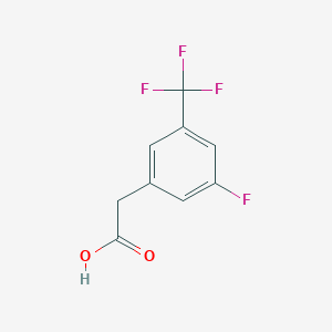 molecular formula C9H6F4O2 B136006 3-氟-5-(三氟甲基)苯乙酸 CAS No. 195447-79-1