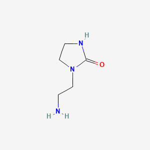 molecular formula C5H11N3O B1360064 1-(2-Aminoethyl)imidazolidin-2-one CAS No. 6281-42-1