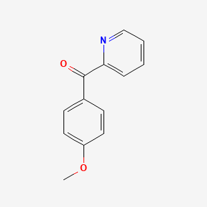molecular formula C13H11NO2 B1360066 2-(4-Methoxybenzoyl)pyridine CAS No. 6305-18-6