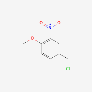 molecular formula C8H8ClNO3 B1360071 4-(Chloromethyl)-1-methoxy-2-nitrobenzene CAS No. 6378-19-4
