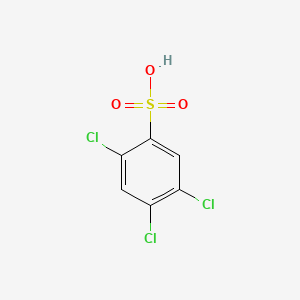 molecular formula C6H3Cl3O3S B1360072 2,4,5-Trichlorobenzenesulfonic acid CAS No. 6378-25-2