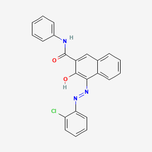 molecular formula C23H16ClN3O2 B1360073 Pigment Red 21 CAS No. 6410-26-0