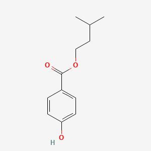 molecular formula C12H16O3 B1360076 Isopentyl 4-hydroxybenzoate CAS No. 6521-30-8