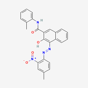 2-Naphthalenecarboxamide, 3-hydroxy-4-[(4-methyl-2-nitrophenyl)azo]-N-(2-methylphenyl)-
