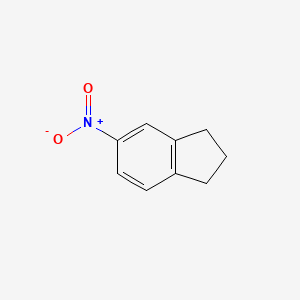 molecular formula C9H9NO2 B1360087 5-Nitroindan CAS No. 7436-07-9