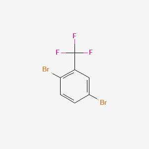 molecular formula C7H3Br2F3 B1360088 1,4-Dibromo-2-(trifluoromethyl)benzene CAS No. 7657-09-2