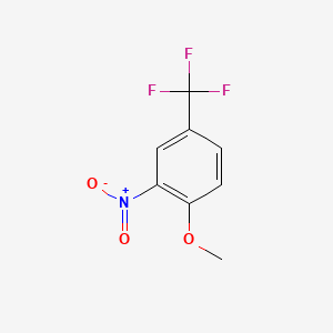 molecular formula C8H6F3NO3 B1360095 4-Methoxy-3-nitrobenzotrifluoride CAS No. 394-25-2