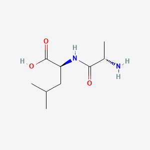 molecular formula C9H18N2O3 B1360096 l-Alanyl-l-leucine CAS No. 3303-34-2
