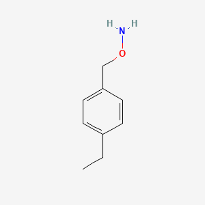 molecular formula C9H13NO B13600984 o-(4-Ethylbenzyl)hydroxylamine 