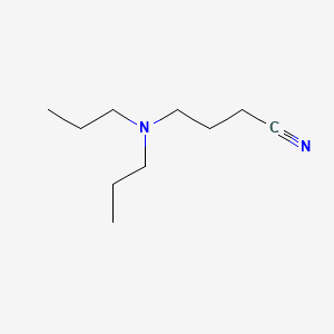 molecular formula C10H20N2 B1360102 4-(Dipropylamino)butanenitrile CAS No. 70288-99-2