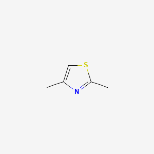 molecular formula C5H7NS B1360104 2,4-Dimethylthiazole CAS No. 541-58-2