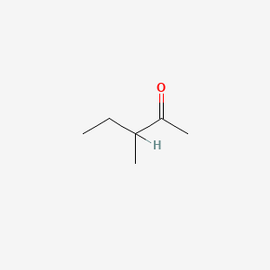 molecular formula C6H12O B1360105 3-Methyl-2-pentanone CAS No. 565-61-7