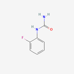 molecular formula C7H7FN2O B1360107 (2-Fluorophenyl)urea CAS No. 656-31-5