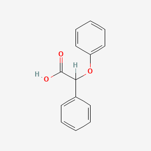 molecular formula C14H12O3 B1360114 2-Phenoxy-2-phenylacetic acid CAS No. 3117-38-2