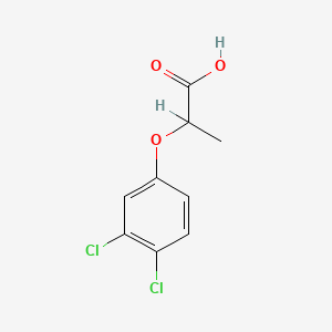 molecular formula C9H8Cl2O3 B1360115 2-(3,4-Dichlorophenoxy)propanoic acid CAS No. 3307-41-3