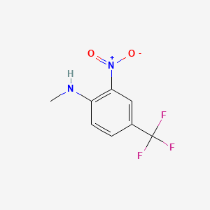 molecular formula C8H7F3N2O2 B1360122 N-甲基-2-硝基-4-(三氟甲基)苯胺 CAS No. 20200-22-0
