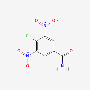 molecular formula C7H4ClN3O5 B1360127 4-Chloro-3,5-dinitrobenzamide CAS No. 20731-63-9