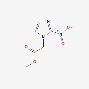 molecular formula C6H7N3O4 B1360135 Methyl 2-nitroimidazole-1-acetate CAS No. 22813-31-6
