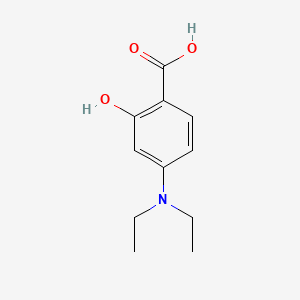molecular formula C11H15NO3 B1360137 4-(Diethylamino)-2-hydroxybenzoic acid CAS No. 23050-90-0