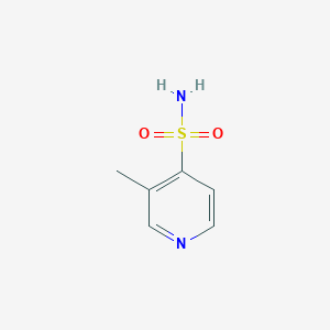 molecular formula C6H8N2O2S B13601373 3-Methylpyridine-4-sulfonamide 