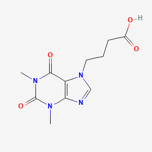 1,2,3,6-Tetrahydro-1,3-dimethyl-2,6-dioxo-7H-purine-7-butyric acid
