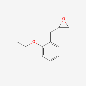 molecular formula C11H14O2 B13601582 2-[(2-Ethoxyphenyl)methyl]oxirane CAS No. 62826-29-3