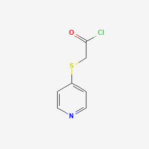 molecular formula C7H6ClNOS B1360160 (4-Pyridylthio)acetyl chloride CAS No. 52998-13-7